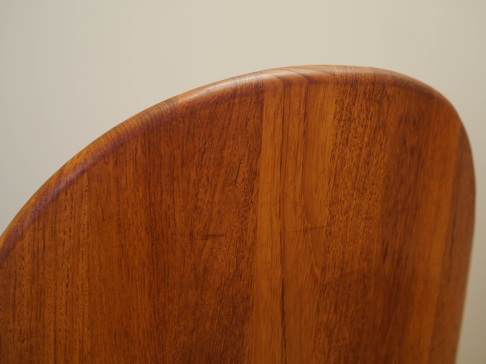 Komplet czterech krzeseł, teak brązowy, proj. N. Koefoed, Glostrup Møbelfabrik, Dania, lata 60. - 228191