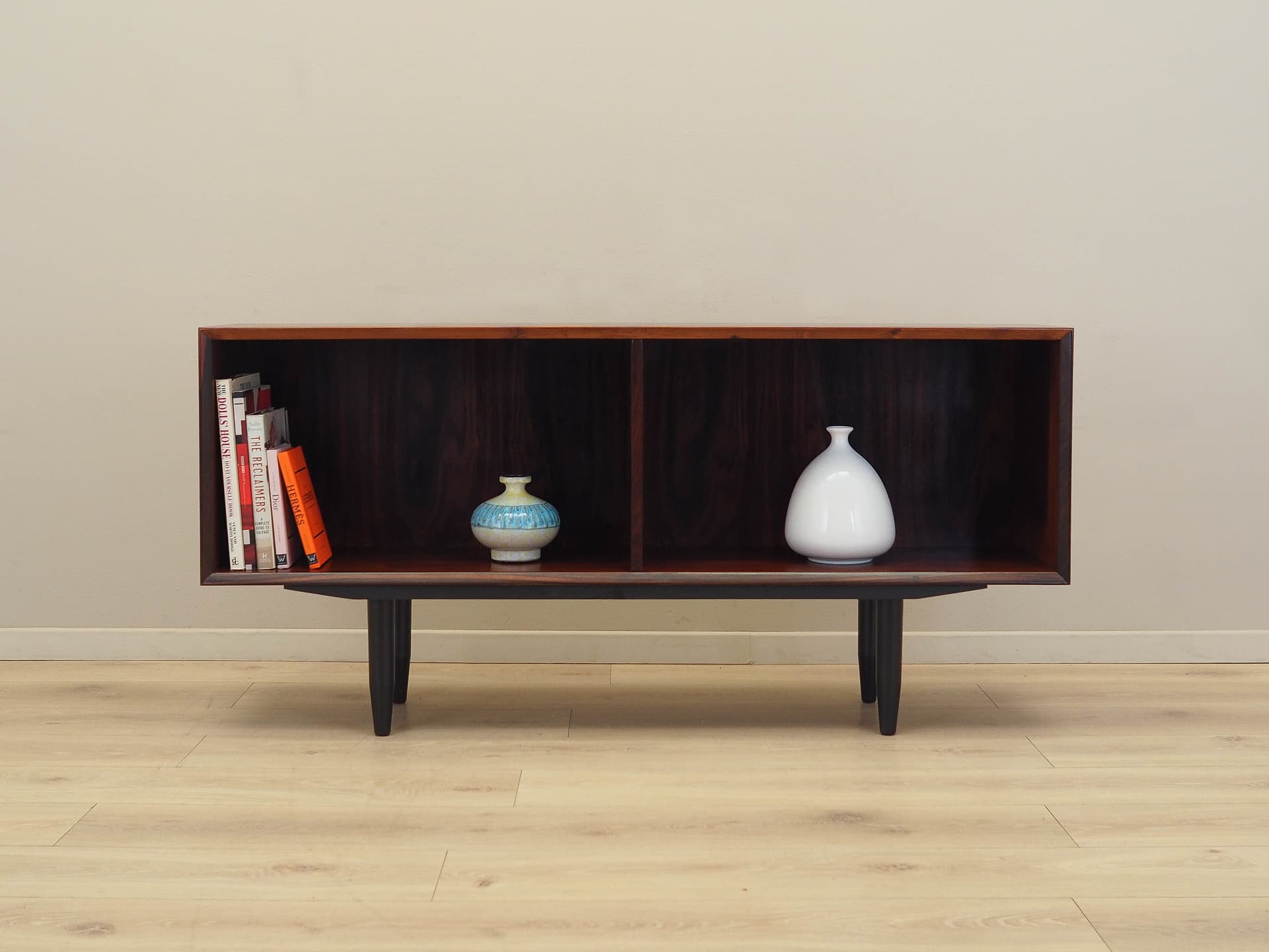 Bookshelf, brown rosewood, Denmark, 1970s. - 228203