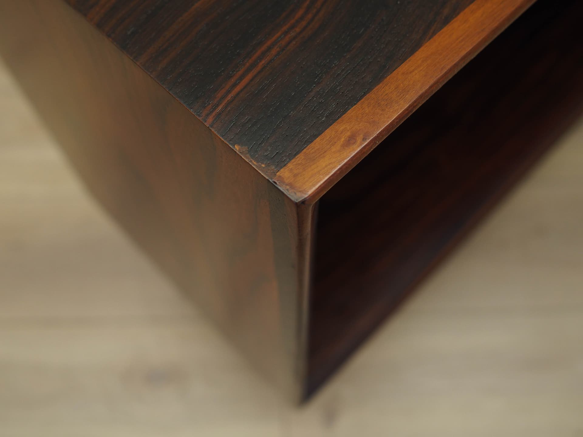 Bookshelf, brown rosewood, Denmark, 1970s. - 228207
