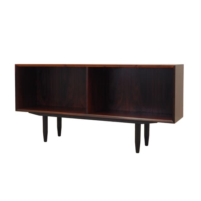 Bookshelf, brown rosewood, Denmark, 1970s. - DIMENSION