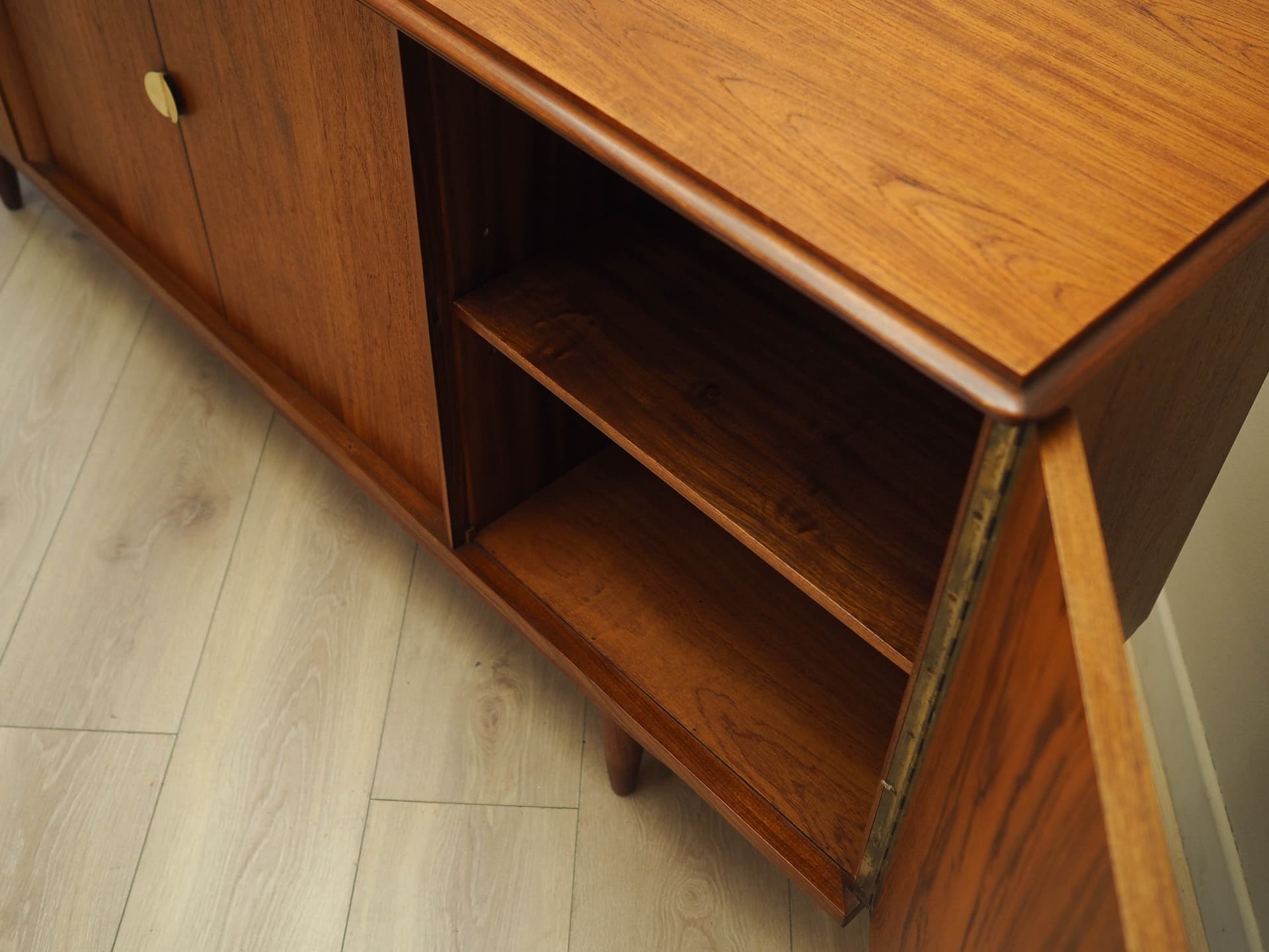 Sideboard, teak brązowy, Dania, lata 70. - 228230