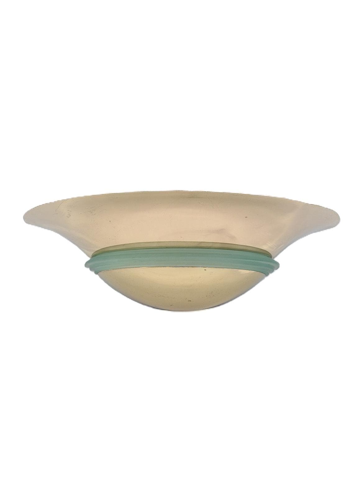 Kinkiet, złoty, metal, F&K Lighting, Niemcy, lata 70.