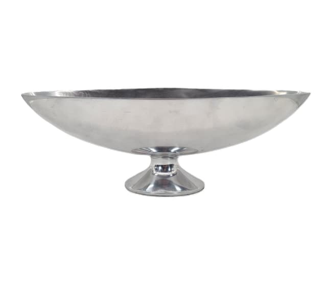 Decorative bowl, silver, aluminum, 1990s - DIMENSION