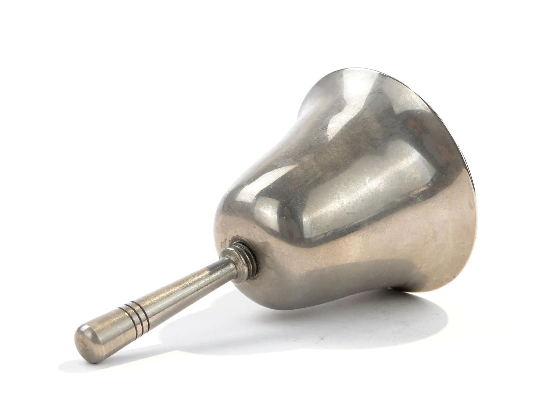 Dzwonek stołowy Art Deco, metal srebrny, Polska, lata 20. - 16740