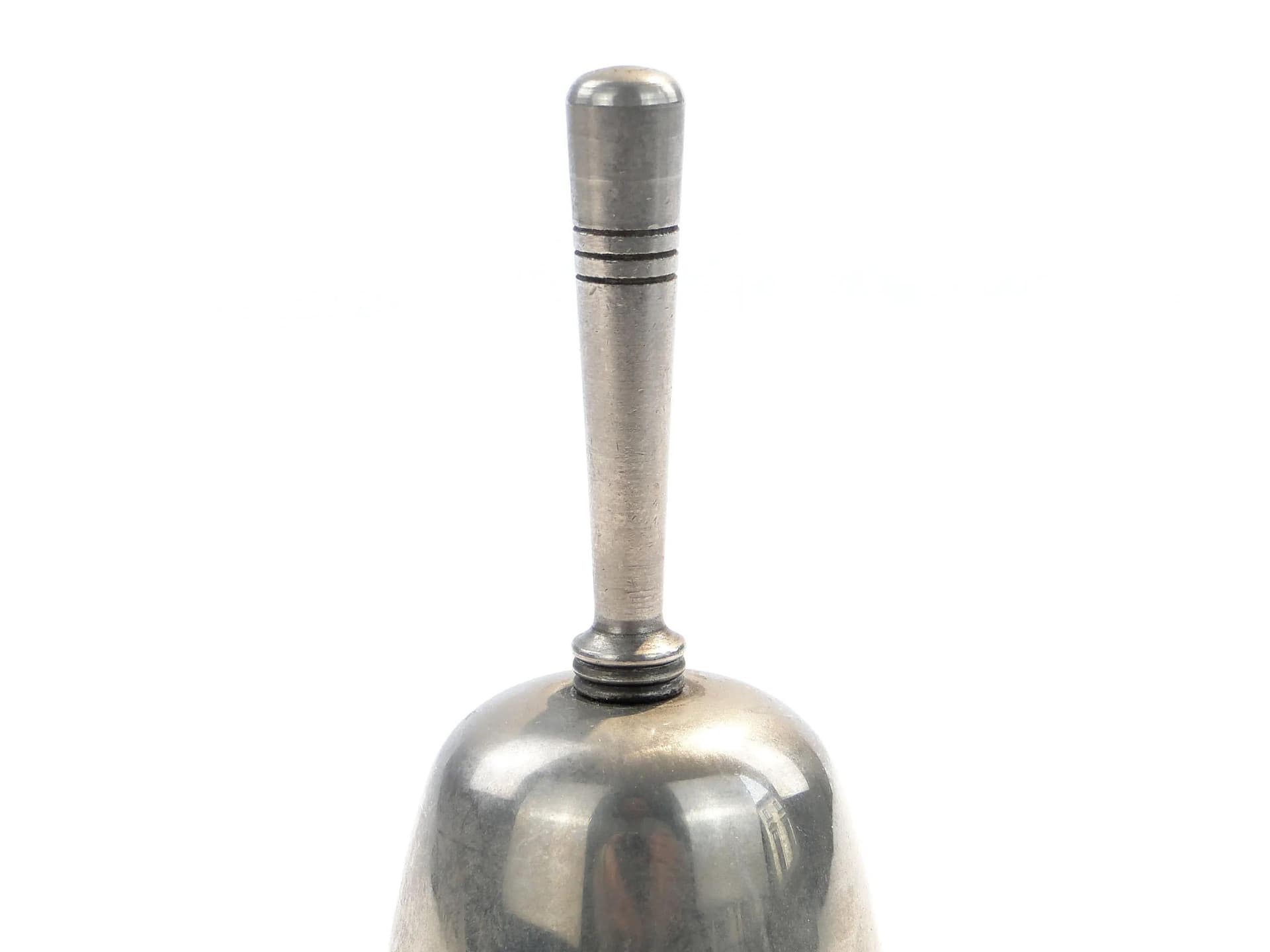 Dzwonek stołowy Art Deco, metal srebrny, Polska, lata 20. - 16739