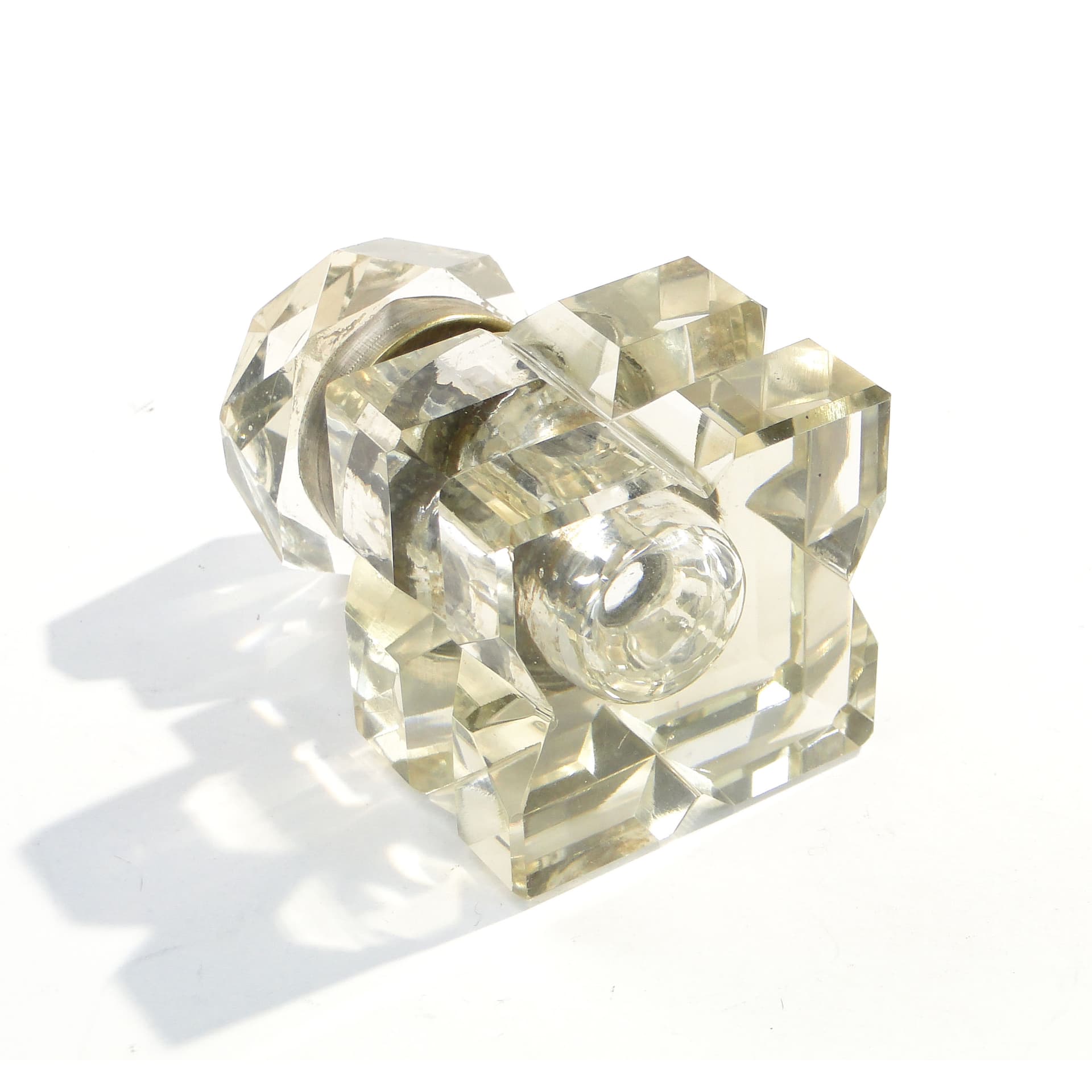 Inkwell Biedermeier, transparent crystal, Austria, 19th century - 229100