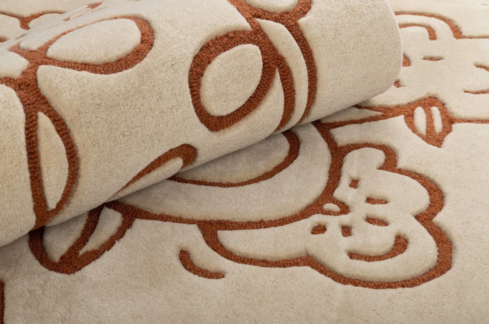 Dywan Florence Terracotta, 240x340 cm, proj. M. Konopacka, wełna, Carpets & More - 229264