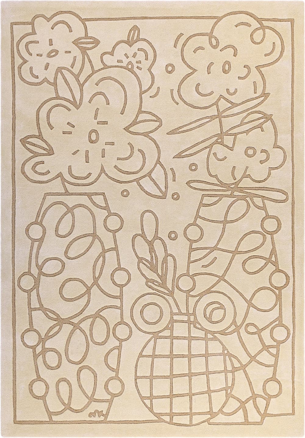 Dywan Florence Ecru, 160x230 cm, proj. M. Konopacka, wełna, Carpets & More