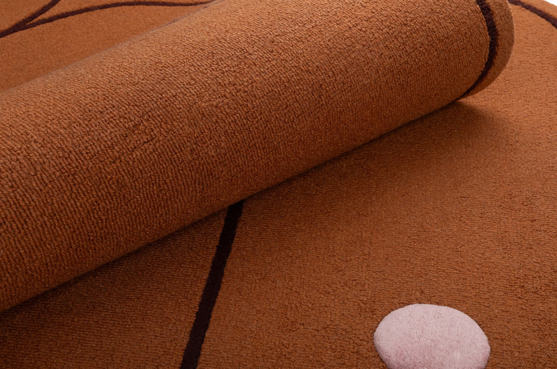 Dywan Paris Terracotta 240x340 cm, proj. M. Konopacka, wełna, Carpets & More - 229358