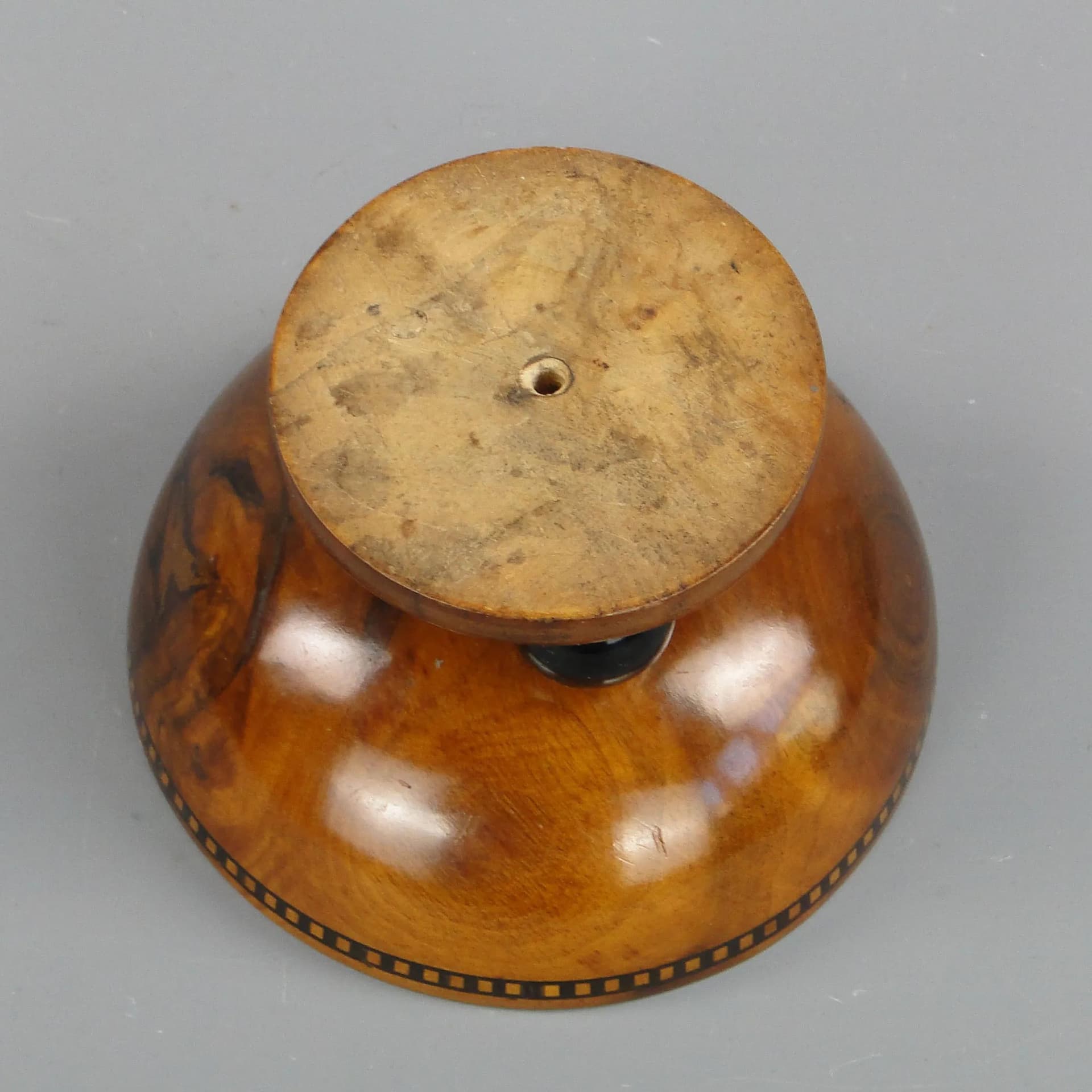 Biedermeier tazza, walnut brown, Austria, 19th c. - 16949