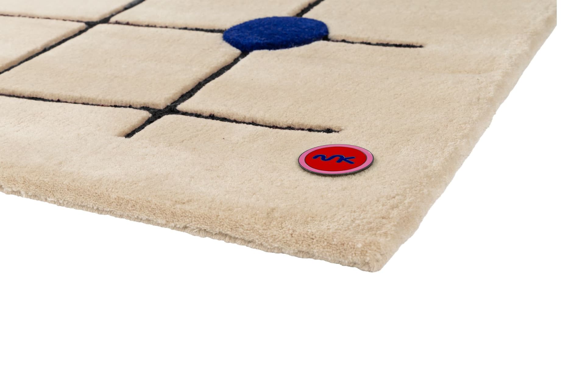 Dywan London Cobalt 160x230 cm, proj. M. Konopacka, wełna, Carpets & More - 240198