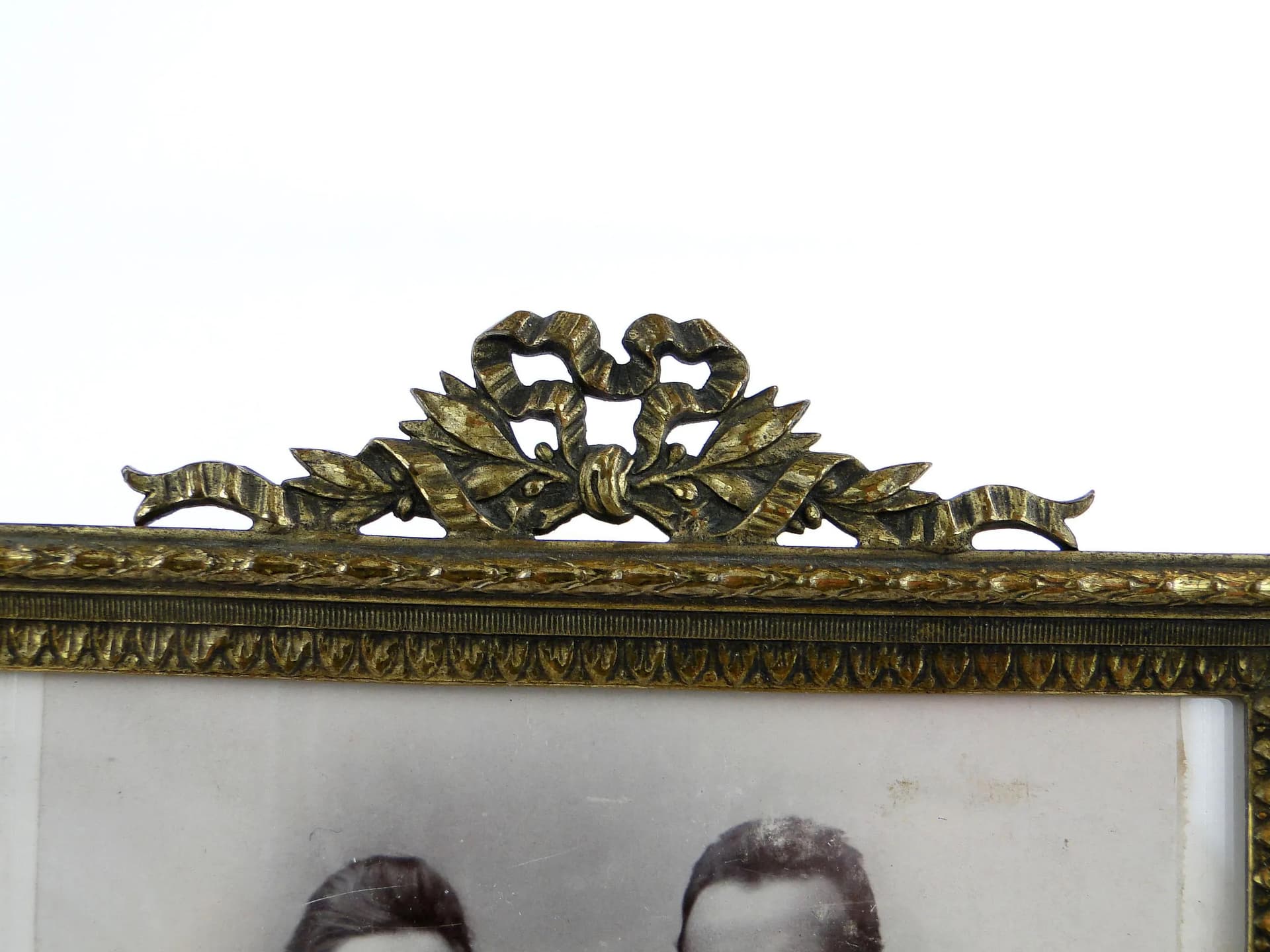 Photo Frame, Napoleon III, golden, bronze, France, 19th c. - 16876