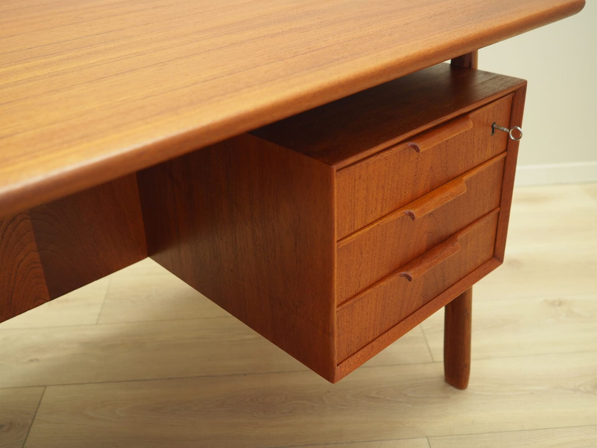 Desk model 75, teak, Omann Jun, Denmark, 1970s - 77495