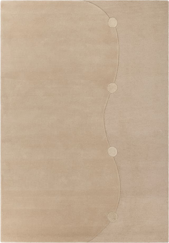 Dywan Gdynia Ecru 240x340 cm, proj. M. Konopacka, wełna, Carpets & More - WYMIARY