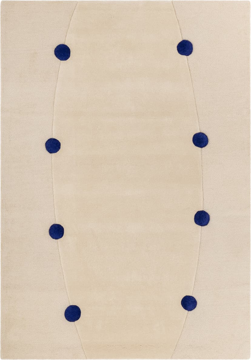 Dywan Rome Cobalt 160x230 cm, proj. M. Konopacka, wełna, Carpets & More