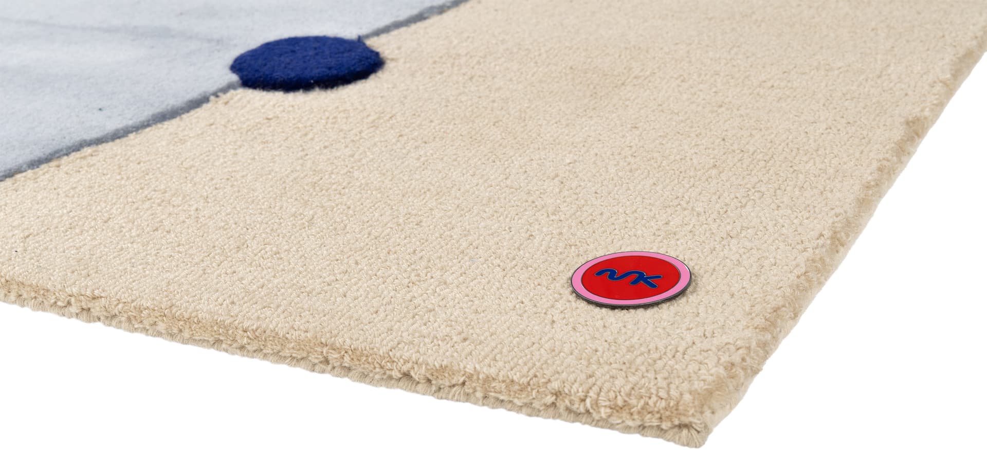 Dywan Rome Blue 240x340 cm, proj. M. Konopacka, wełna, Carpets & More - 229563