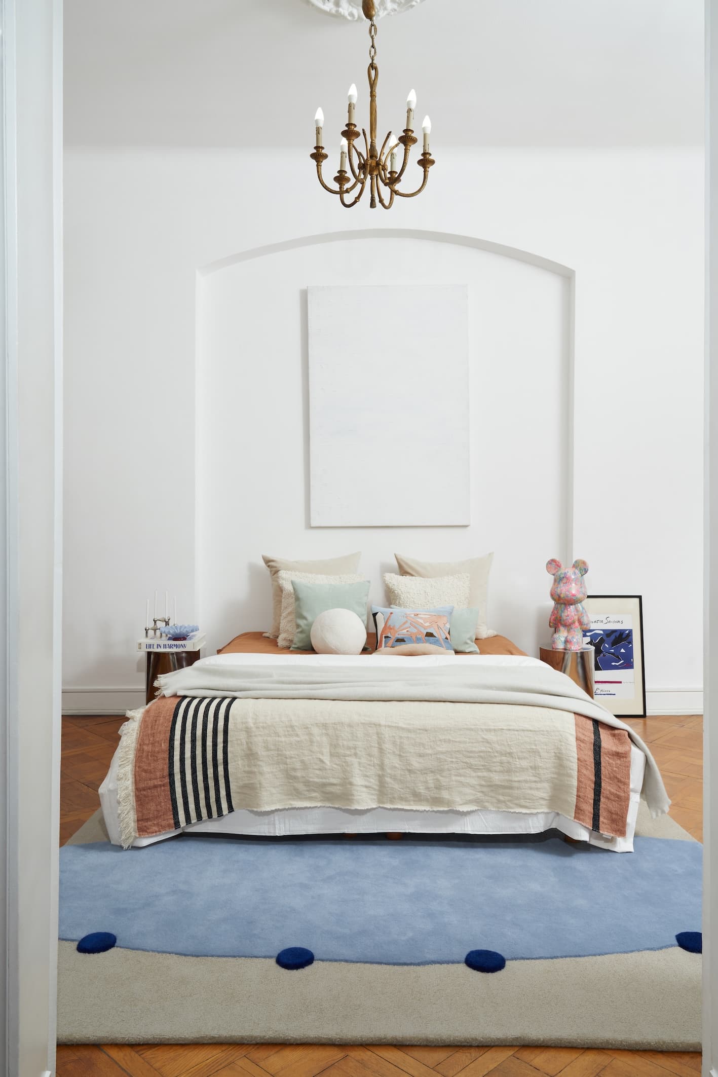 Dywan Rome Blue 240x340 cm, proj. M. Konopacka, wełna, Carpets & More - 240328