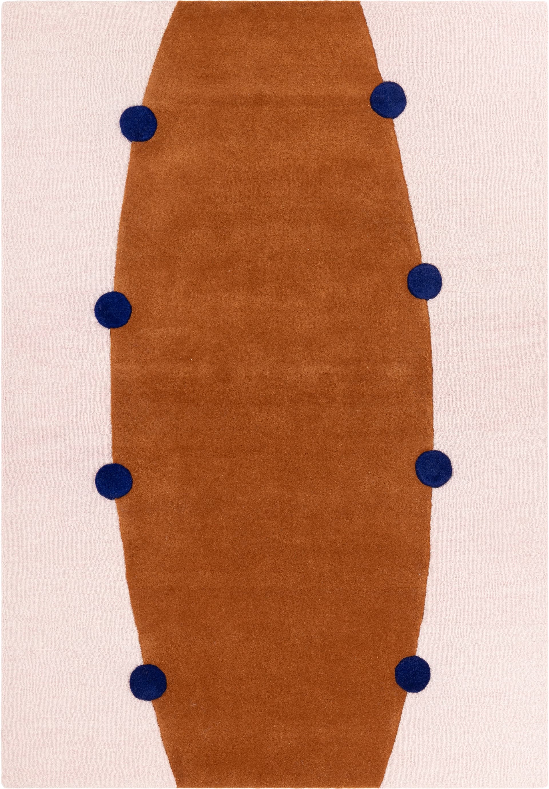 Dywan Rome Terracotta 240x340 cm, proj. M. Konopacka, wełna, Carpets & More