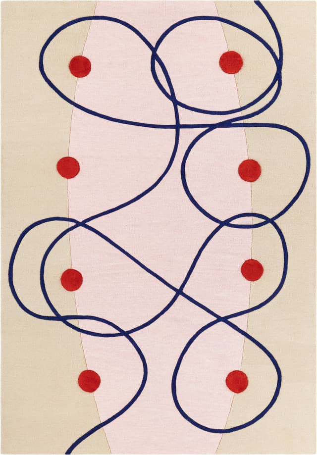 Dywan Marseille Cobalt 300x400 cm, proj. M. Konopacka, wełna, Carpets & More - WYMIARY