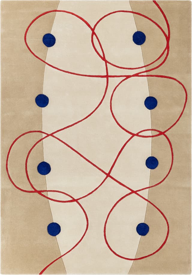 Dywan Marseille Red 300x400 cm, proj. M. Konopacka, wełna, Carpets & More - WYMIARY