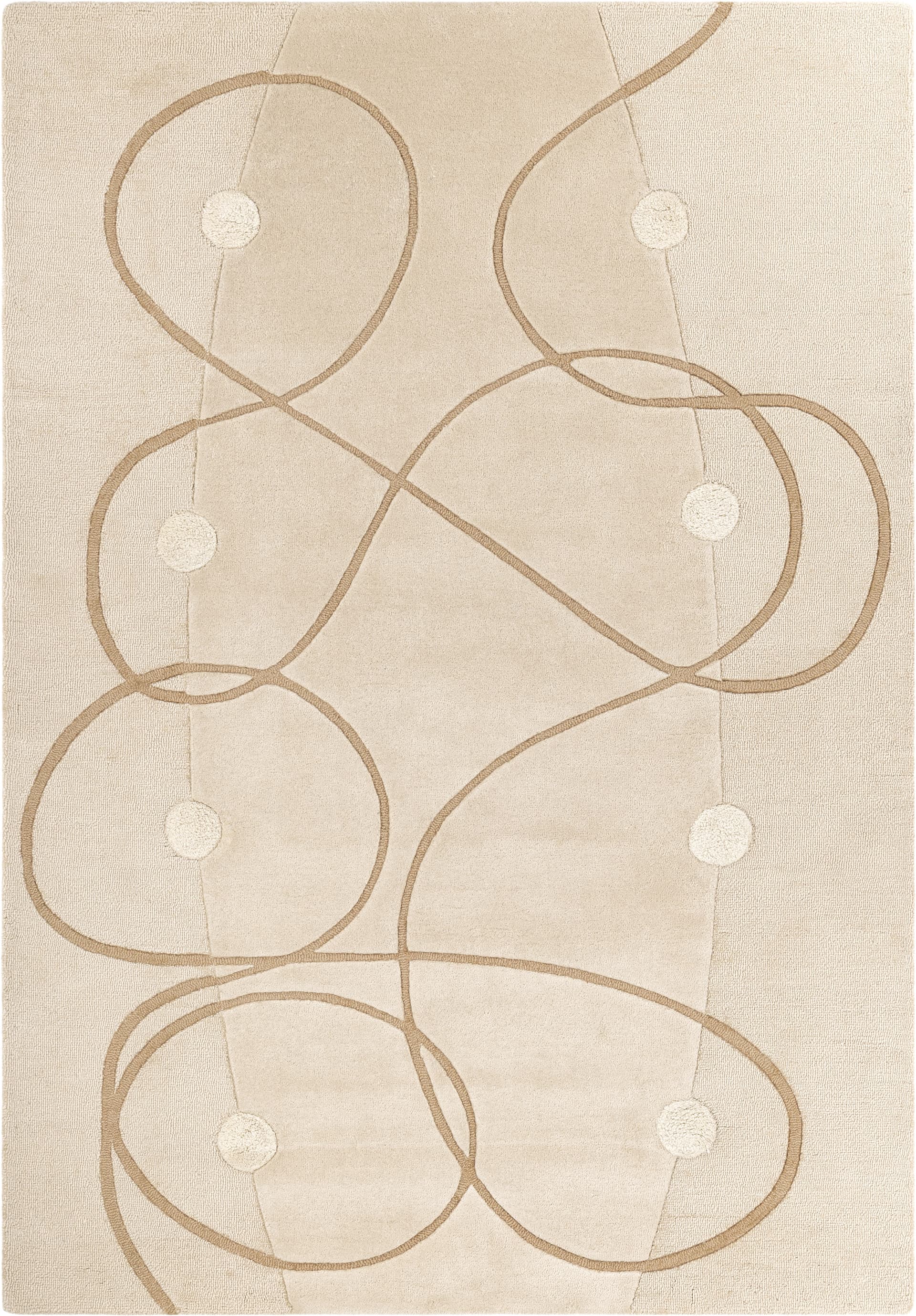 Dywan Marseille Ecru 200x300 cm, proj. M. Konopacka, wełna, Carpets & More