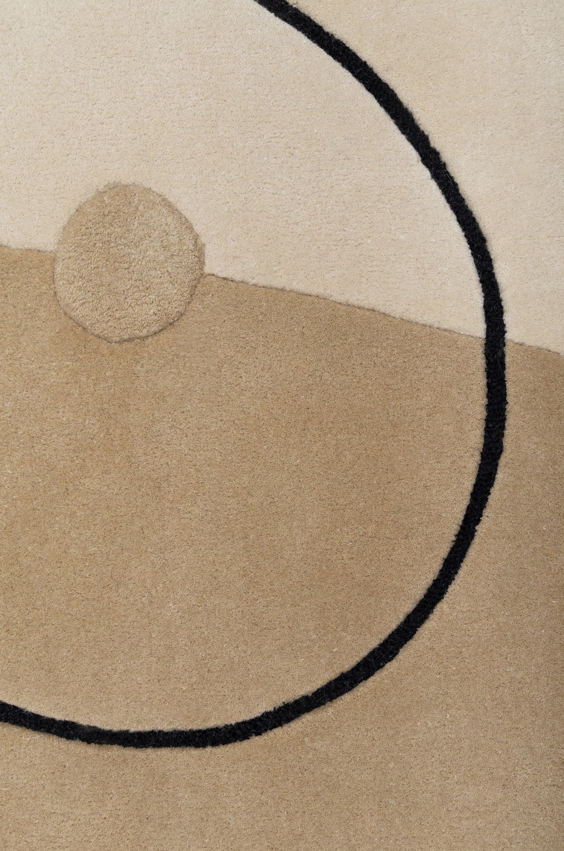 Dywan Marseille Black 200x300 cm, proj. M. Konopacka, wełna, Carpets & More - 229715