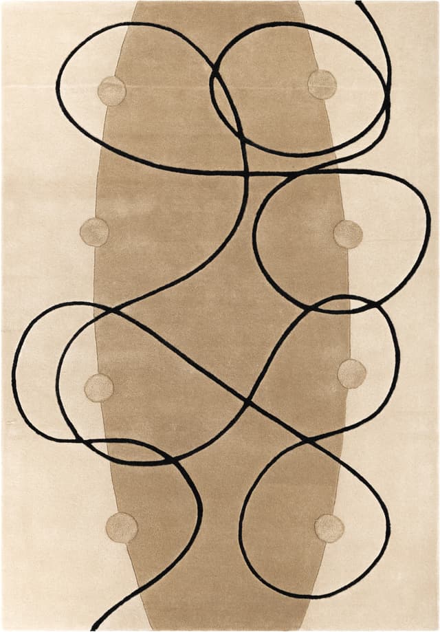 Dywan Marseille Black 300x400 cm, proj. M. Konopacka, wełna, Carpets & More - WYMIARY