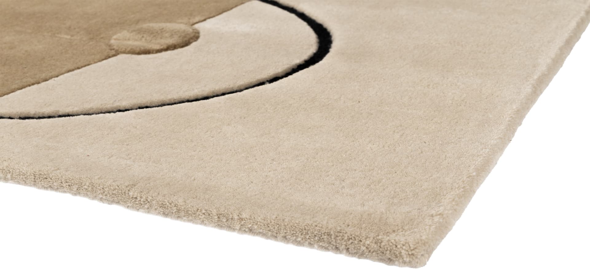 Dywan Marseille Black 300x400 cm, proj. M. Konopacka, wełna, Carpets & More - 229722