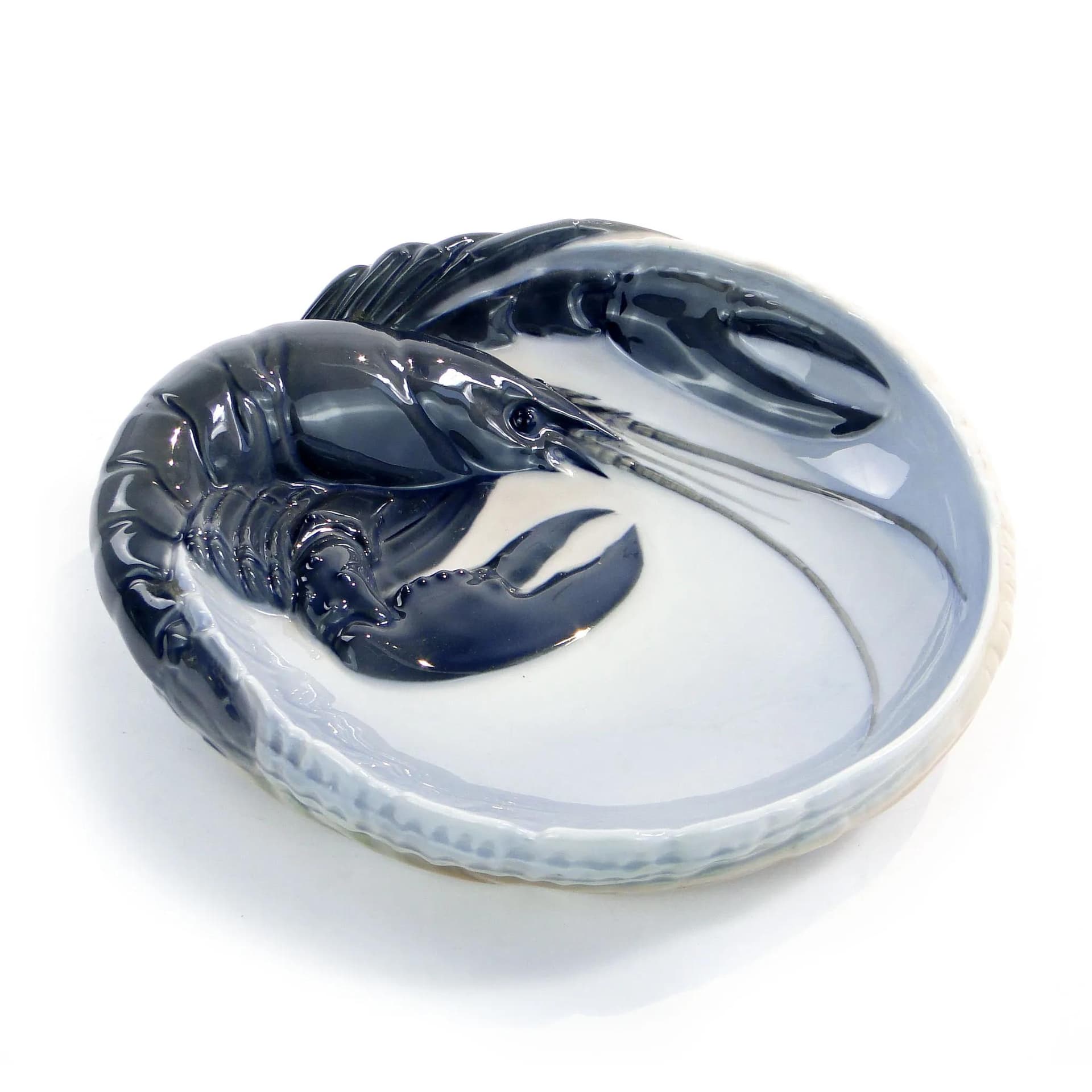 Card holder, model 3277, white porcelain, Royal Copenhagen, Denmark, 1950s. - 16864