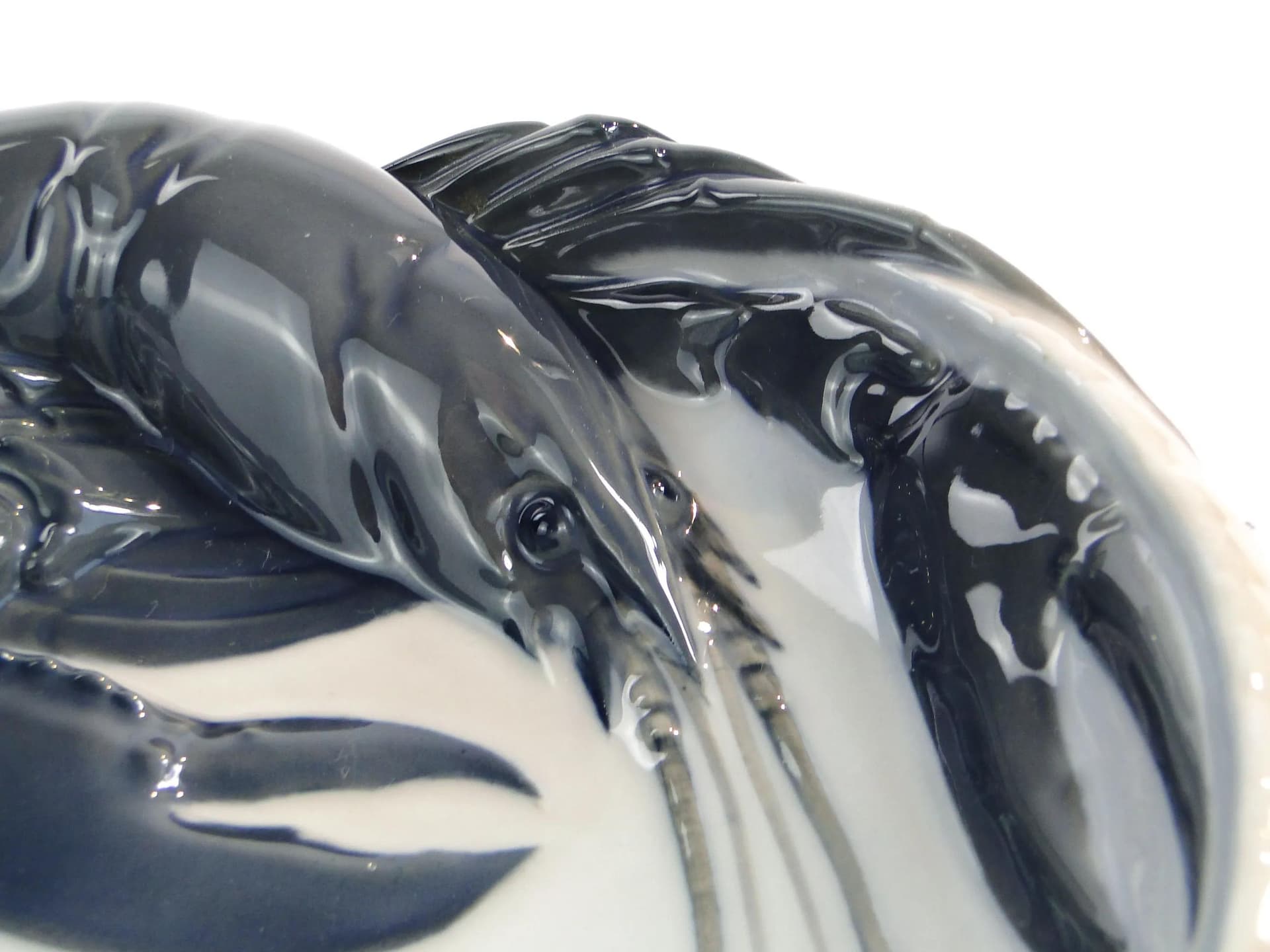 Card holder, model 3277, white porcelain, Royal Copenhagen, Denmark, 1950s. - 16865