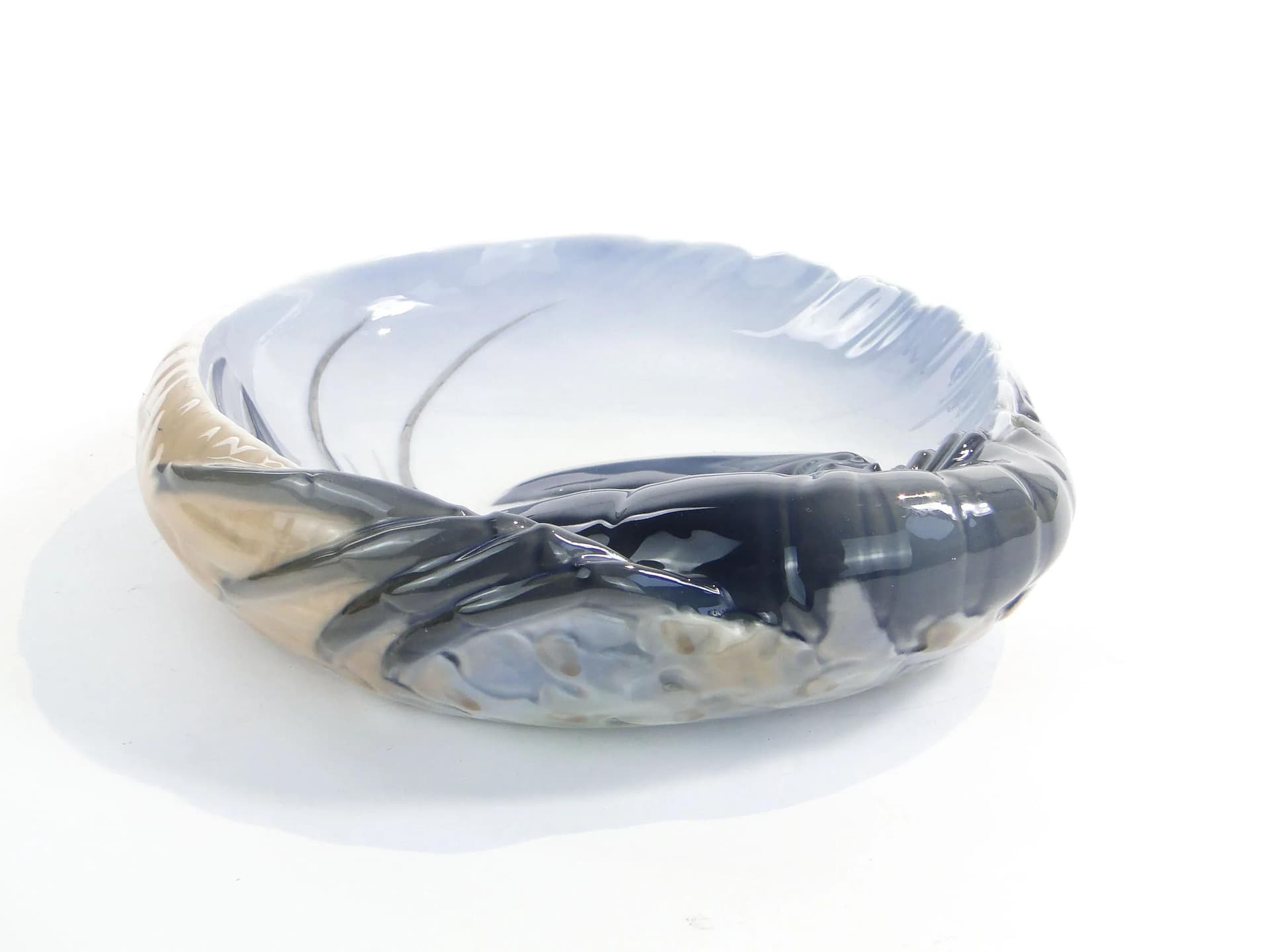 Card holder, model 3277, white porcelain, Royal Copenhagen, Denmark, 1950s. - 16868