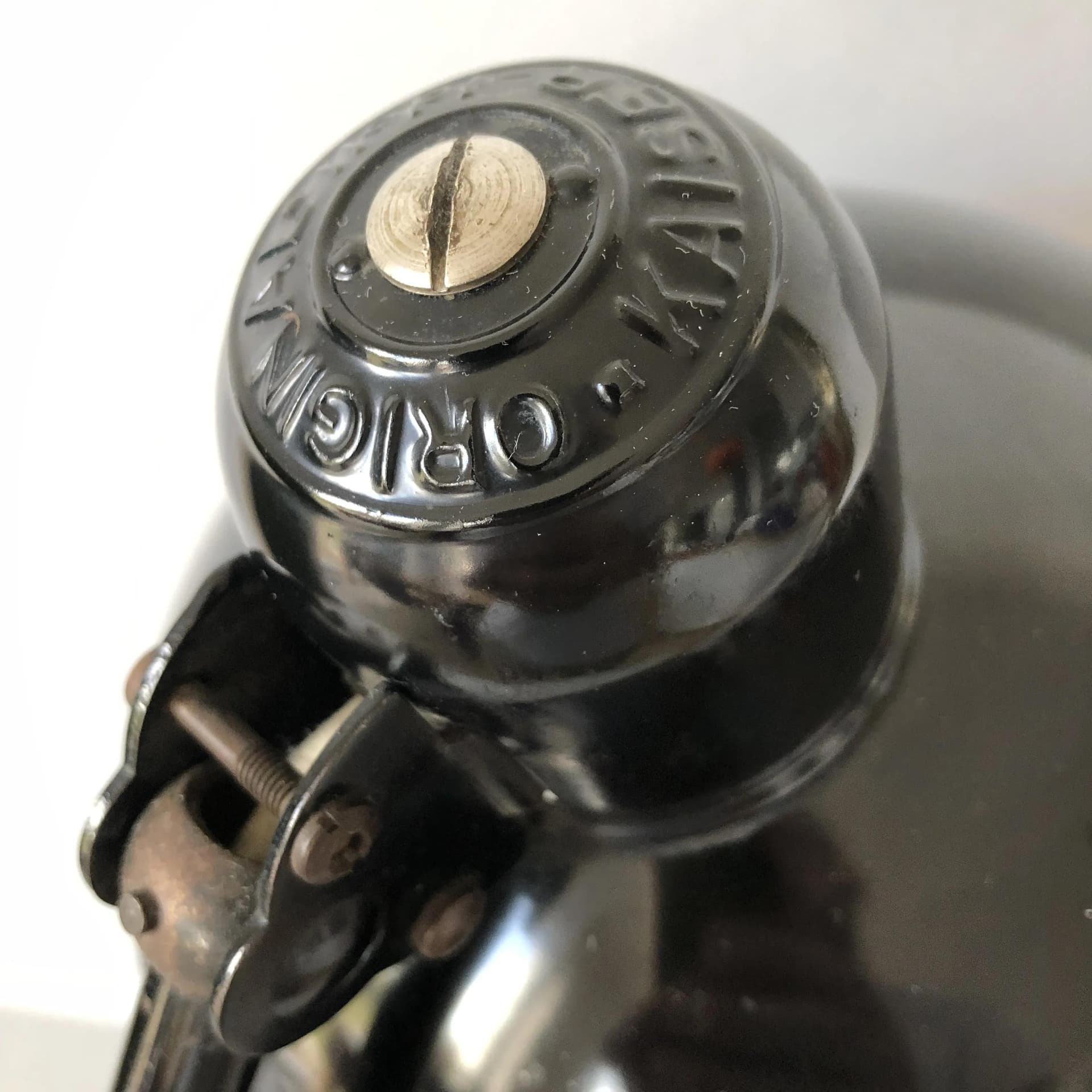 Lampa biurkowa Kaiser Idell 6556, stal czarna, proj. C. Dell, dla Fritz Hansen, Niemcy, lata 60. - 17743