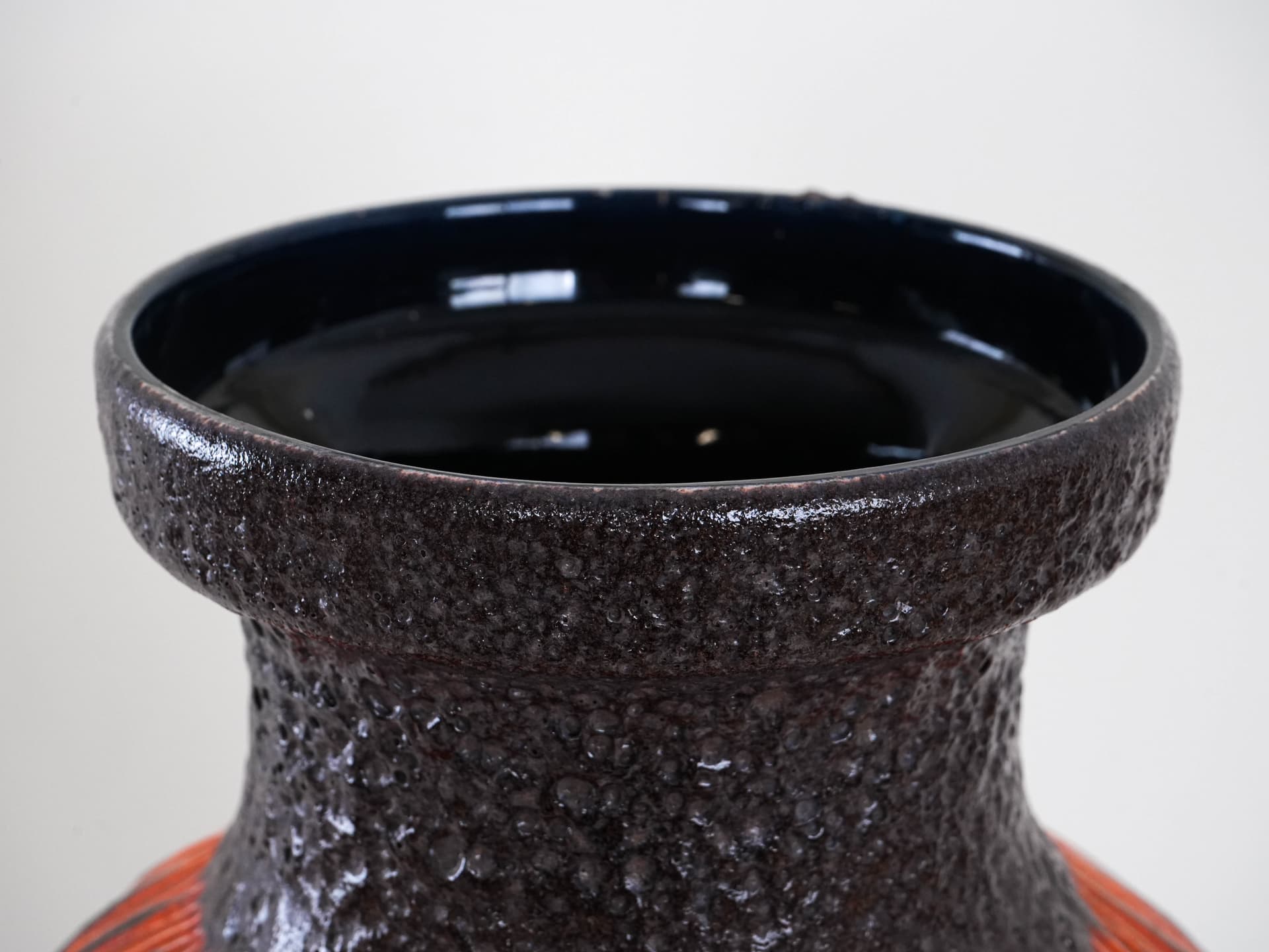 Vase Fat Lava, multicolor ceramics, Germany, 1960s. - 230179