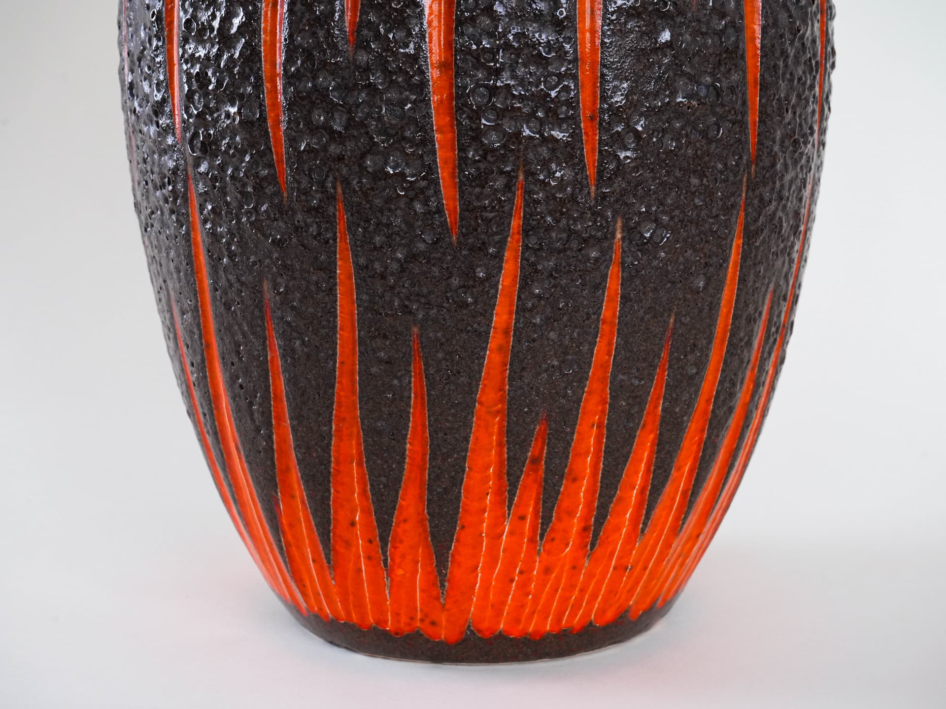 Vase Fat Lava, multicolor ceramics, Germany, 1960s. - 230183