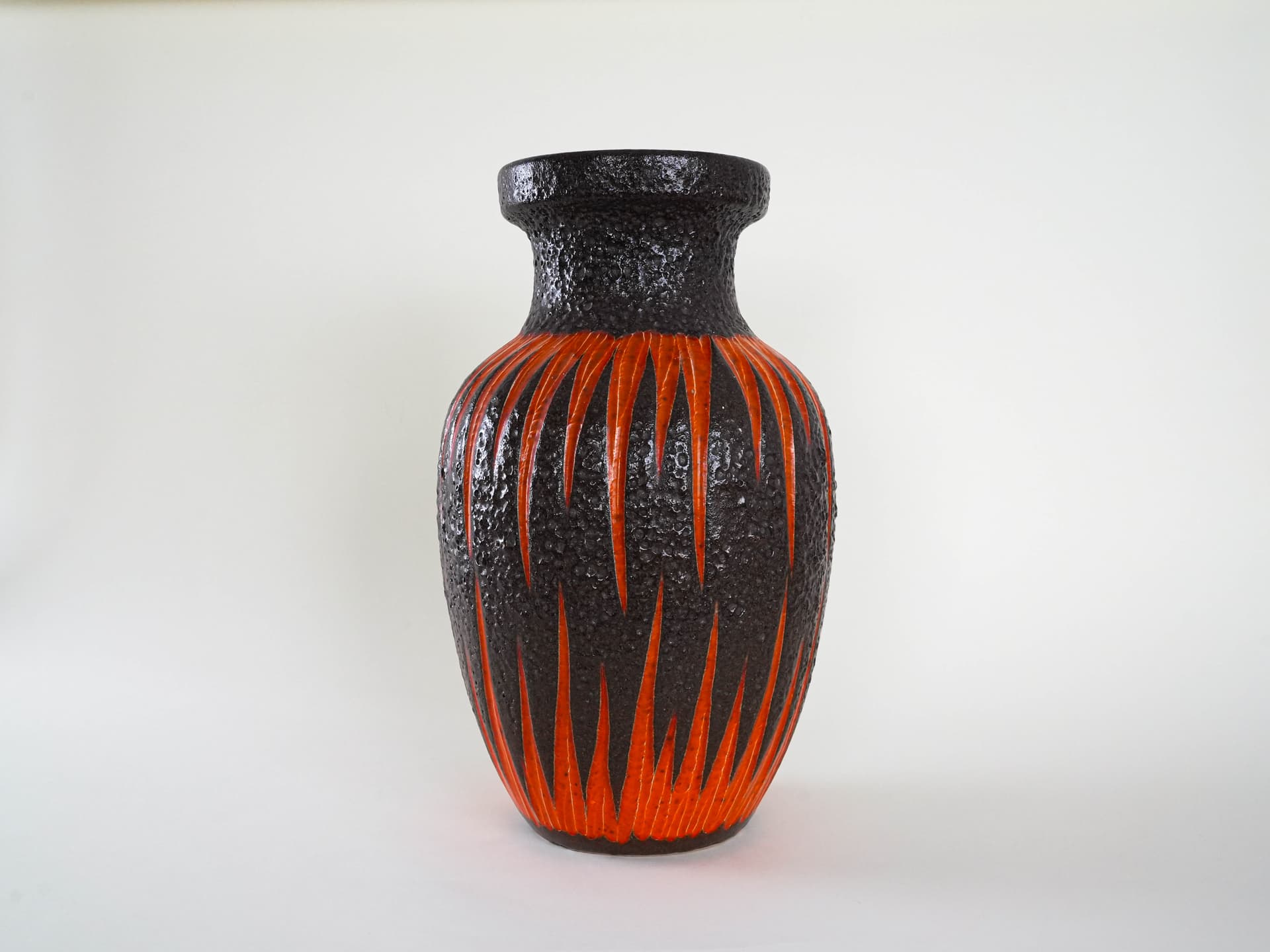 Vase Fat Lava, multicolor ceramics, Germany, 1960s. - 230177