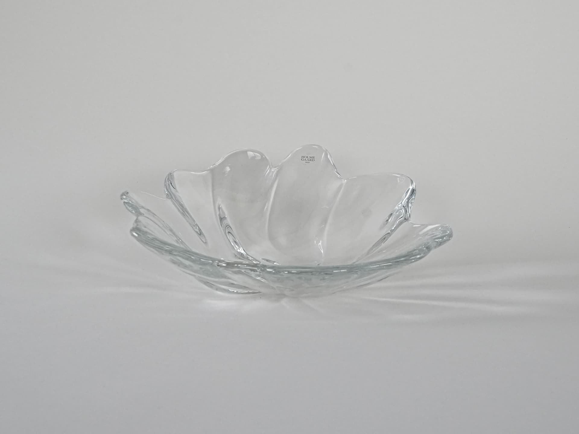 Patera, szkło transparentne, Holmegaard, Dania, lata 70. - 230365