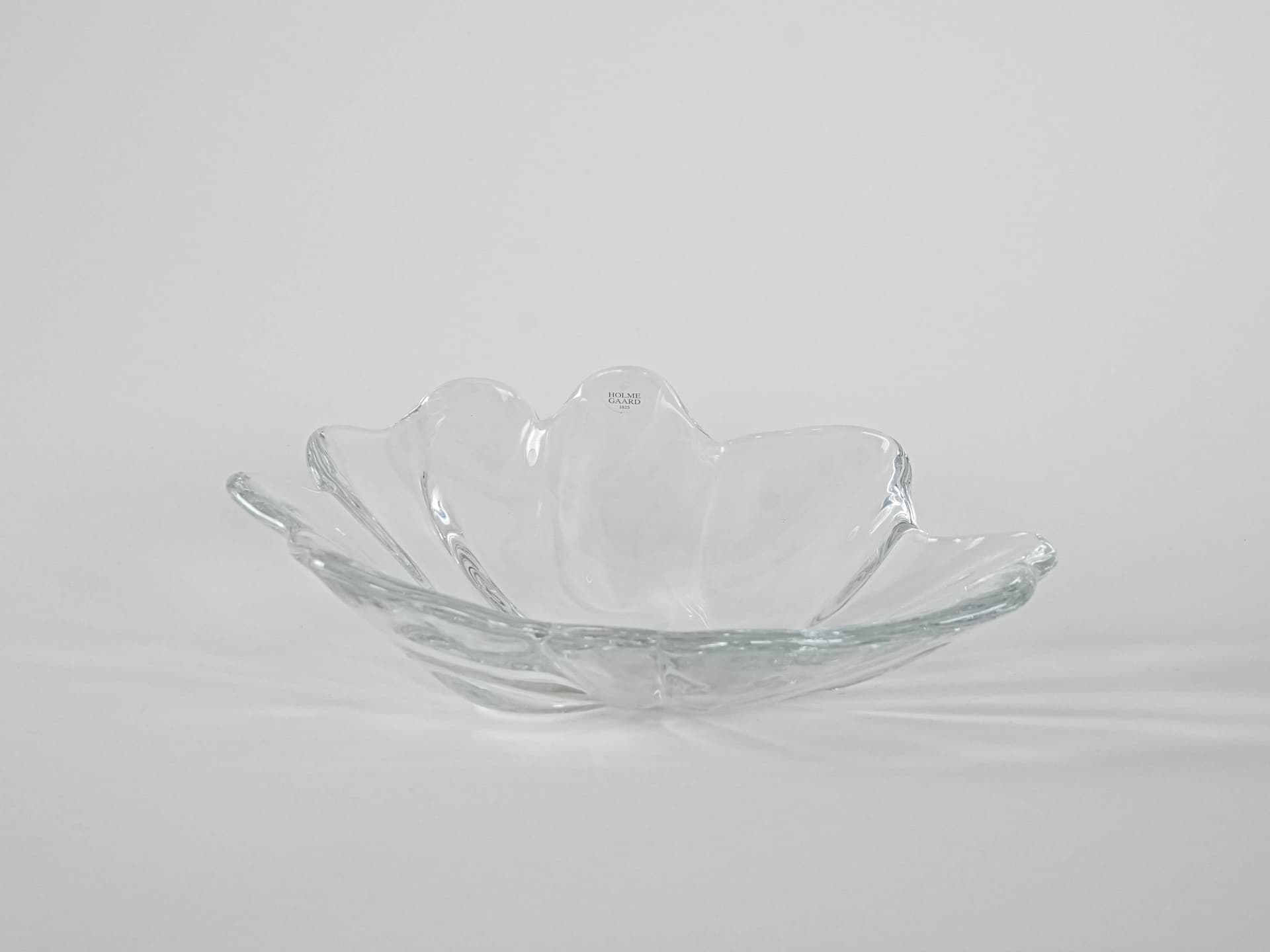 Patera, szkło transparentne, Holmegaard, Dania, lata 70. - 230361