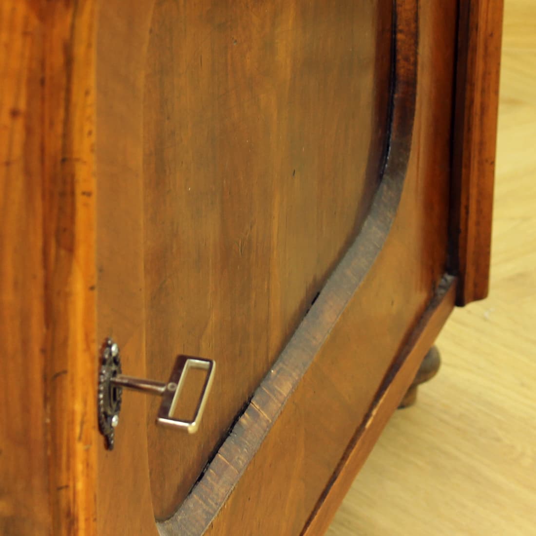 Sekretarzyk Art Deco, brązowy, dąb, Czechosłowacja, lata 20. - 230427