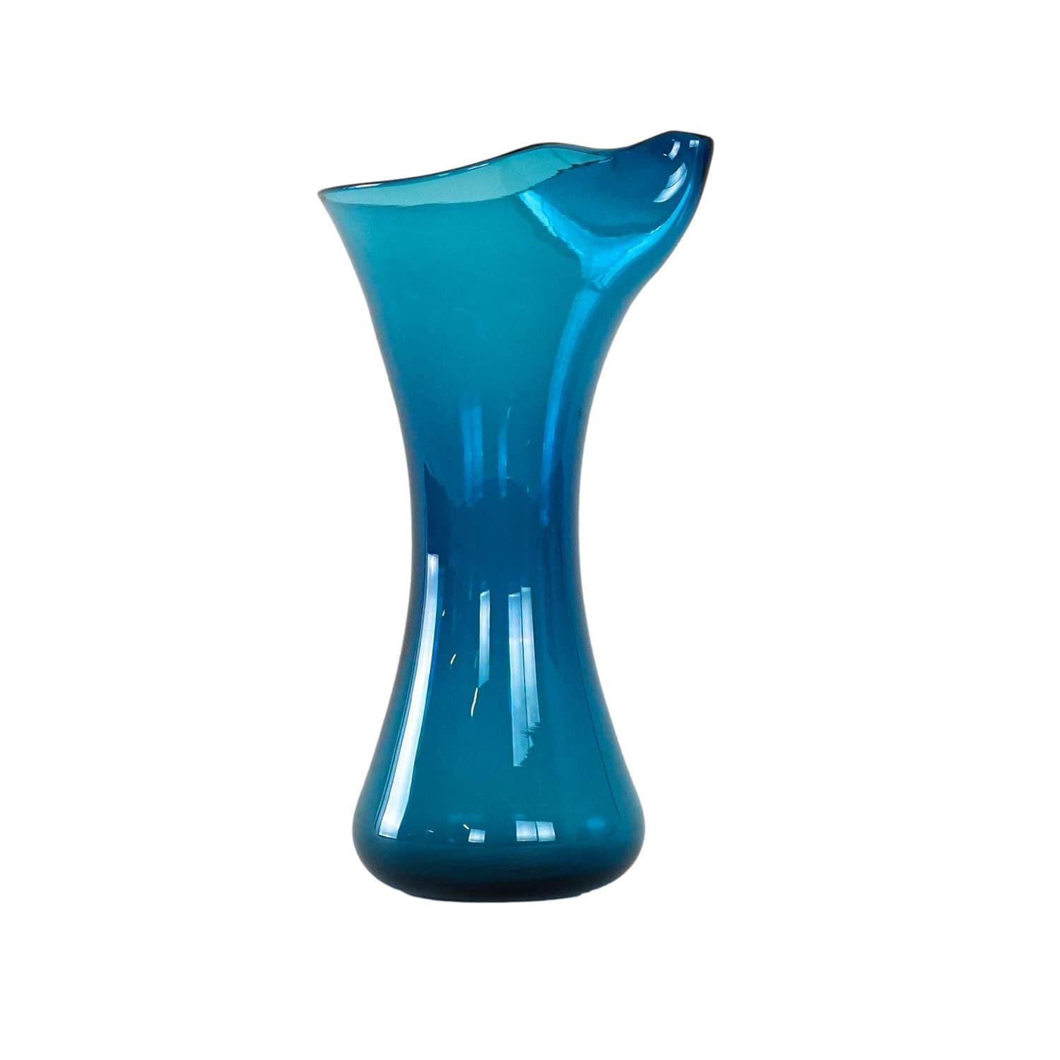 Dzbanek, kobaltowy, szkło, Dania, lata 50.