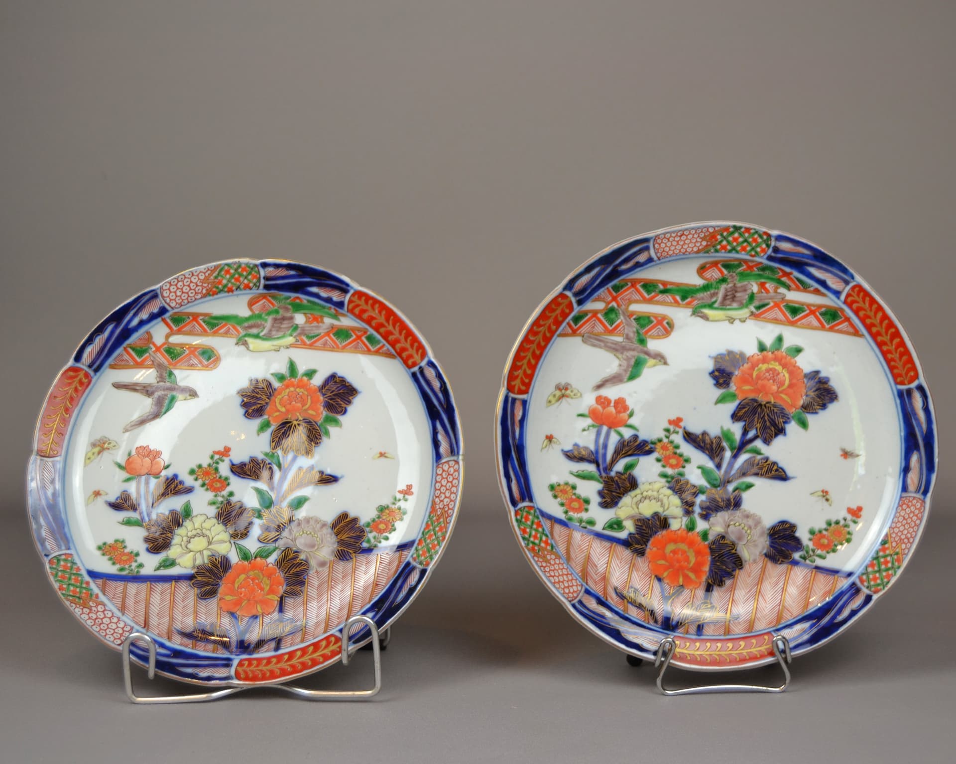 Set of Imari plates, multicolor porcelain, Japan, 19th c. - 1684