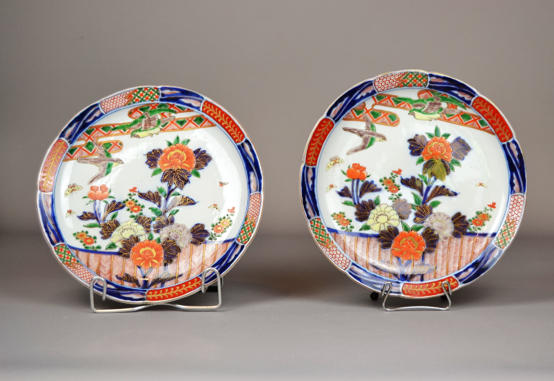 Set of Imari plates, multicolor porcelain, Japan, 19th c. - 1679