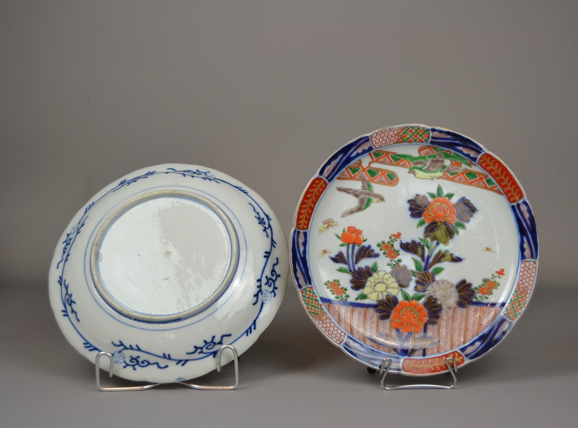 Set of Imari plates, multicolor porcelain, Japan, 19th c. - 1688