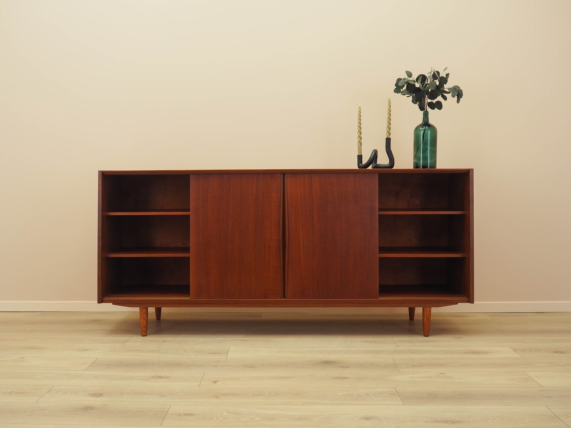 Sideboard, brown, teak, Denmark, 1970s. - 230602