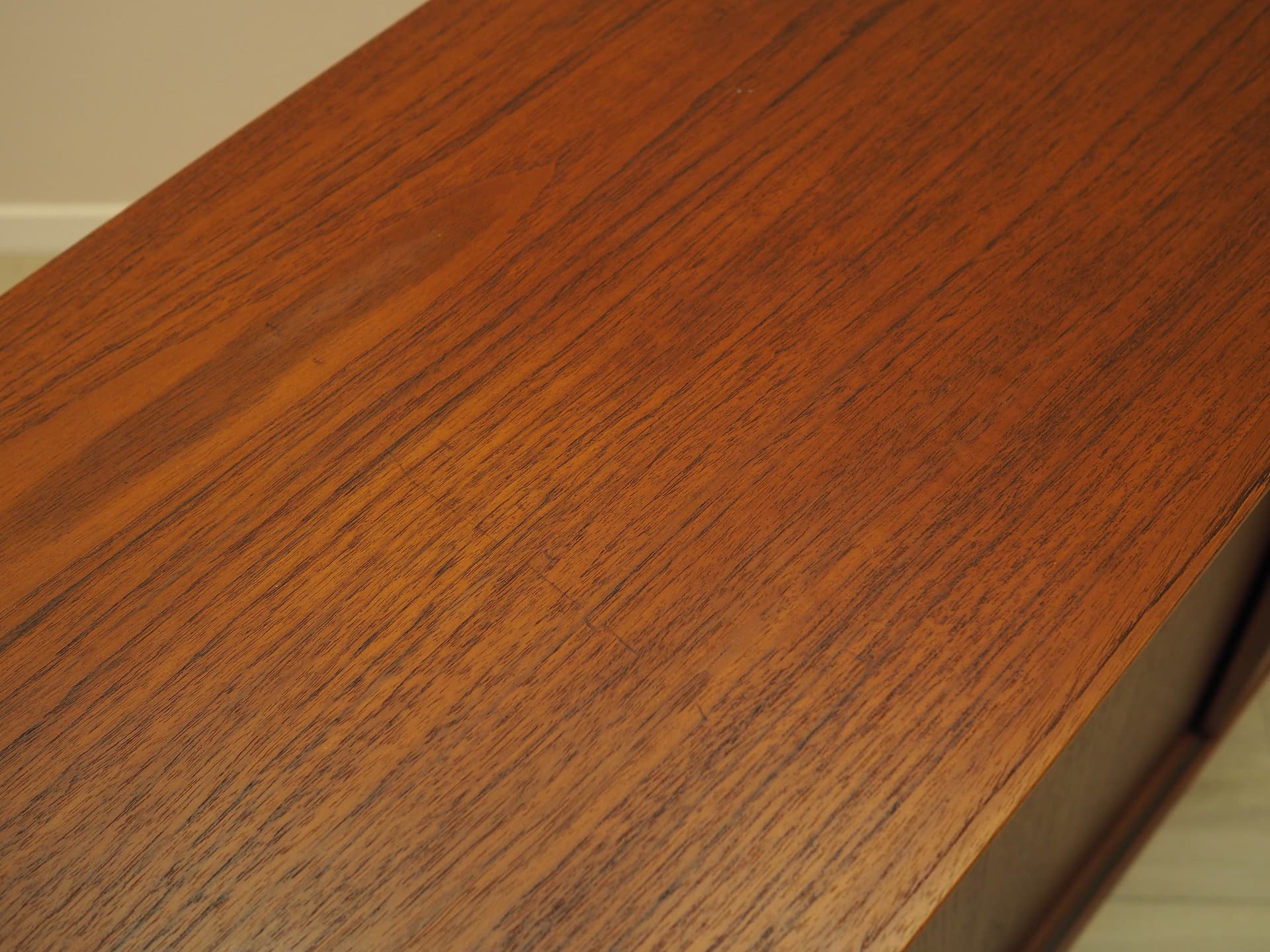 Sideboard, brown, teak, Denmark, 1970s. - 230613