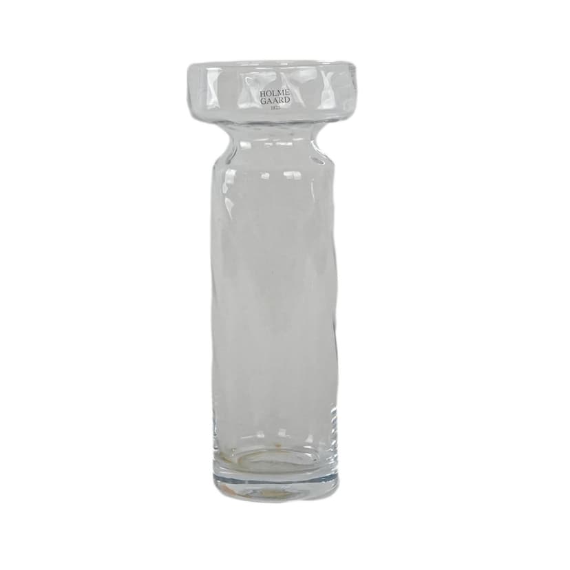 Wazon, szkło transparentne, Holmegaard, Dania, lata 70.