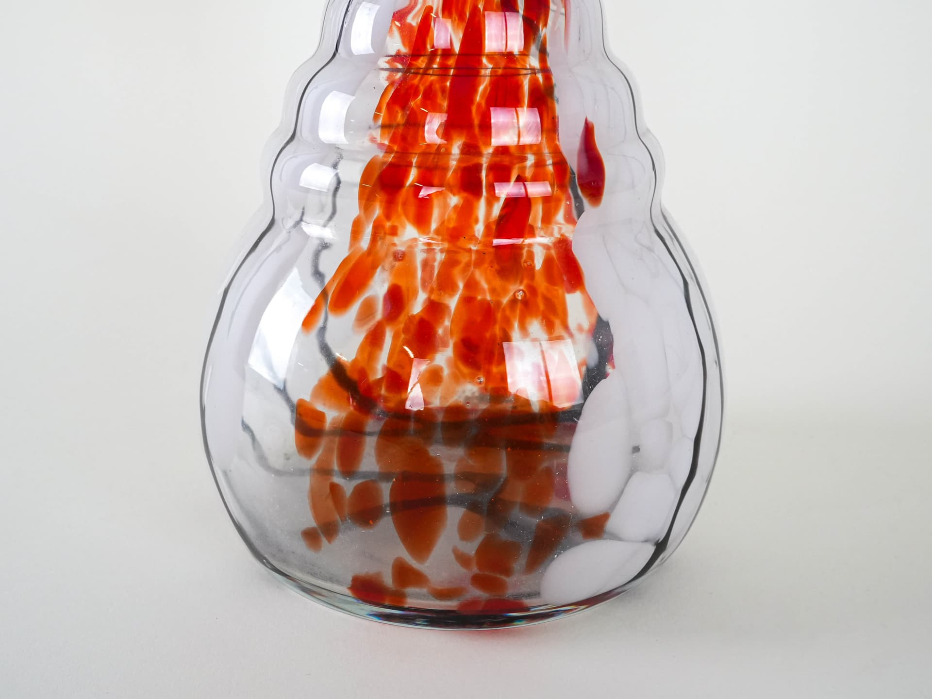 Vase, multicolor glass, Italy, 1970s. - 230758