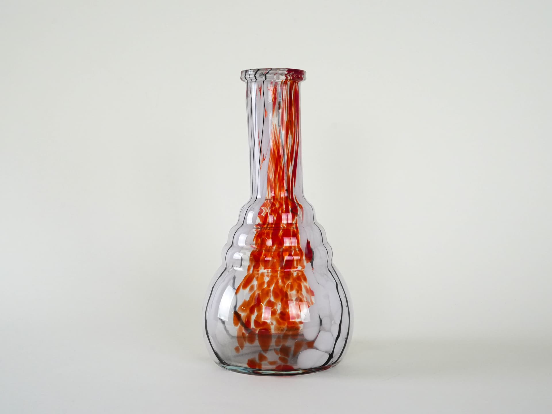 Vase, multicolor glass, Italy, 1970s. - 230761