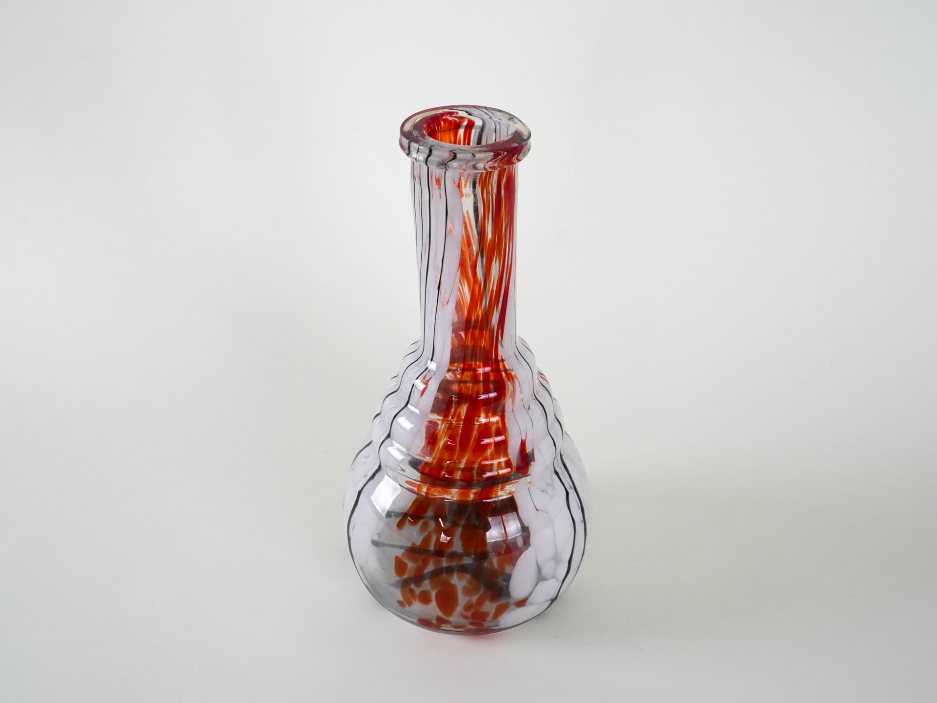 Vase, multicolor glass, Italy, 1970s. - 230757
