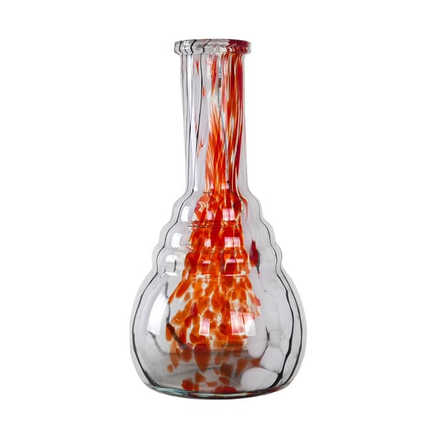 Vase, multicolor glass, Italy, 1970s. - DIMENSION