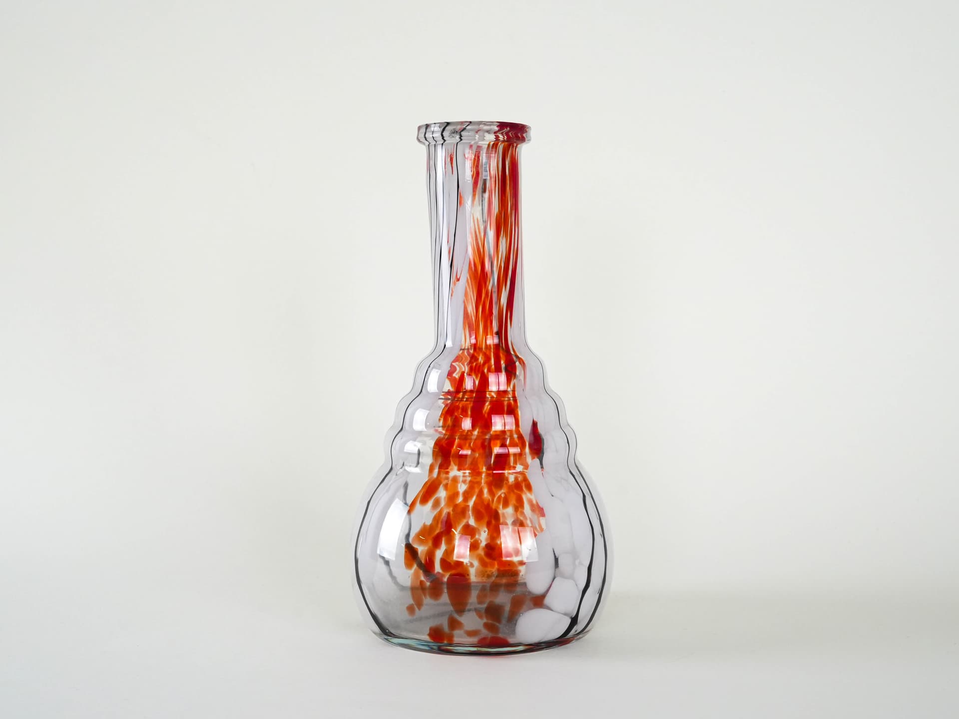 Vase, multicolor glass, Italy, 1970s. - 230756